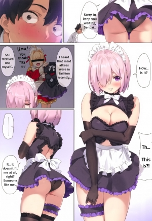 (C96) [OrangeMaru (YD)] Chaldea Maid #Mash (Fate/Grand Order) [English] [Decensored] - Page 4