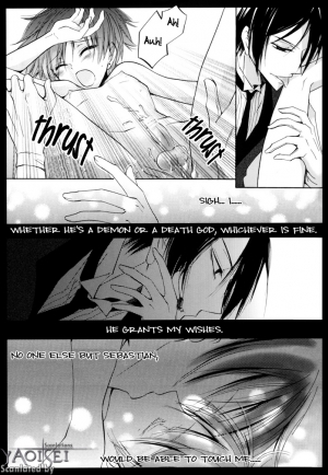 (C78) [La*Pis (Kuya Wataru)] Akumade Anata o XX Shitai | I merely want to xxx you (Black Butler) [English] [Yaoi-Sei] - Page 15