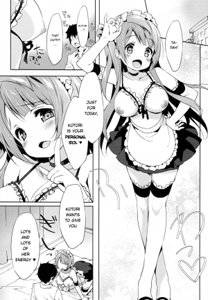 (COMIC1☆8) [Milk Pudding (emily)] Kotori Service (Love Live!) [English] {SBelmont} - Page 4