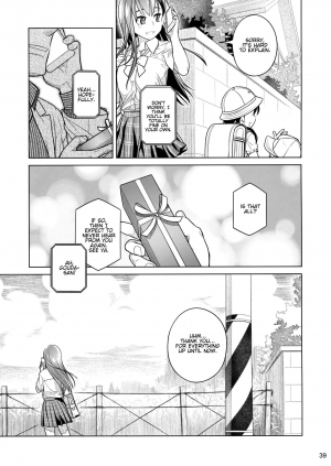 (COMITIA116) [Otaku Beam (Ootsuka Mahiro)] Stay by Me Zenjitsutan Fragile S - Stay by me Prequel [Fragile・S] [English] [Hentai_Doctor] - Page 39