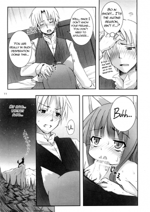 [Nounai Kanojo (Kishiri Toworu)] Ookami to Ookamiotoko (Spice and Wolf) [English] [Reromanga] - Page 11