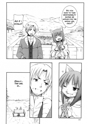 [Nounai Kanojo (Kishiri Toworu)] Ookami to Ookamiotoko (Spice and Wolf) [English] [Reromanga] - Page 20