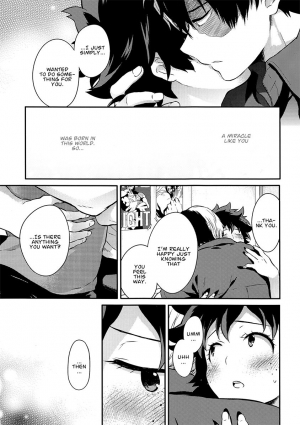 (SPARK12) [Kyujitsusyukkin (Chikaya)] Love Me Tender 2 (Boku no Hero Academia) [English] [Casual Scans] - Page 22