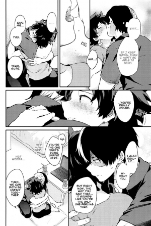 (SPARK12) [Kyujitsusyukkin (Chikaya)] Love Me Tender 2 (Boku no Hero Academia) [English] [Casual Scans] - Page 27