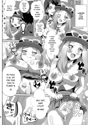 [Commanding Eagle (Washizuka Sho)] Bitch Serena no DoriDori Power | Bitch Serena's DreamDream Power (Pokémon XY) [English] [Risette] [Digital] - Page 8