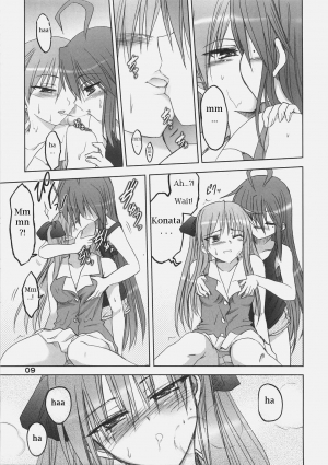 (C72) [OTAUT-R (Hidaka Sora, Sumeragi Hamao)] Kagami no Ashi no Ura | The Soles of Kagami's Feet (Lucky Star) [ENG] - Page 7