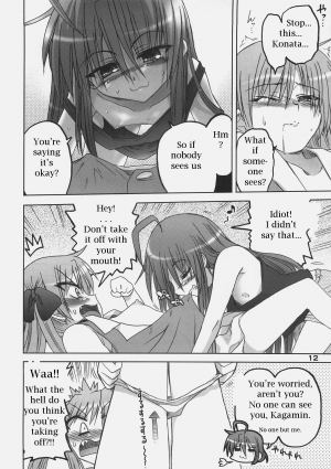 (C72) [OTAUT-R (Hidaka Sora, Sumeragi Hamao)] Kagami no Ashi no Ura | The Soles of Kagami's Feet (Lucky Star) [ENG] - Page 10