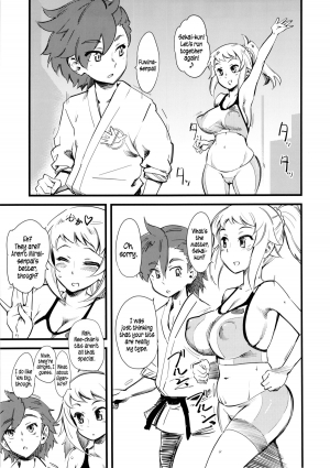  (C87) [Hi-Per Pinch (clover)] Hoshino Fumina Sekai-kun Senyou W/C desu! | I, Hoshino Fumina, am Sekai-kun's Private WC! (Gundam Build Fighters Try) [English] {5 a.m.}  - Page 3