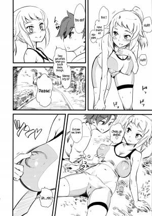  (C87) [Hi-Per Pinch (clover)] Hoshino Fumina Sekai-kun Senyou W/C desu! | I, Hoshino Fumina, am Sekai-kun's Private WC! (Gundam Build Fighters Try) [English] {5 a.m.}  - Page 4