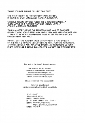 (ALL STAR 9) [MYLAB (Shiroa Urang)] βLupi (The Legend of Zelda) [English] - Page 19