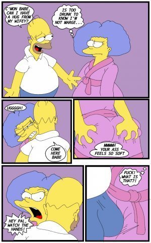 300px x 480px - Selma's Struggle- The Simpsons - cartoon porn comics ...