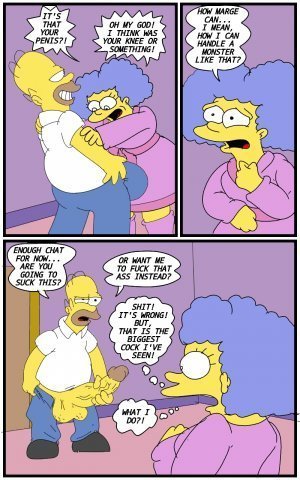 Simpsons Cartoon Reality Porn - Selma's Struggle- The Simpsons - cartoon porn comics ...