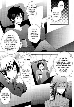 (C81) [UNAP! (Maine)] Bartender-Clad Santa Claus (Durarara!!) [English] [Yaoi-Sei] - Page 8