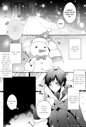 (C81) [UNAP! (Maine)] Bartender-Clad Santa Claus (Durarara!!) [English] [Yaoi-Sei] - Page 12