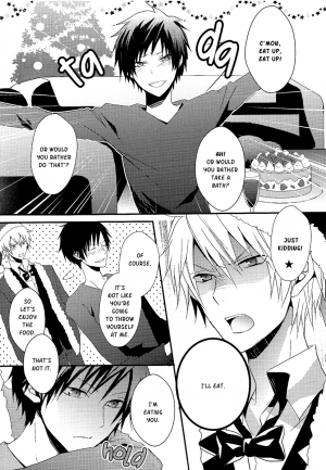 (C81) [UNAP! (Maine)] Bartender-Clad Santa Claus (Durarara!!) [English] [Yaoi-Sei] - Page 22