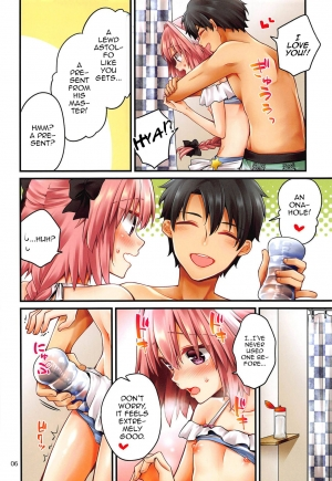 (C95) [Anko ni Gohan (Asazuki Norito)] Astolfo-kun ga Gudas ni Ecchi na Koto Sarechau Hon (Fate/Grand Order) [English] [mysterymeat3] - Page 6