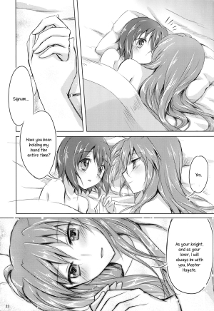 (C83) [Jaga Bataa (Oimo)] My Prince (Mahou Shoujo Lyrical Nanoha) [English] [Yuri-ism] - Page 23