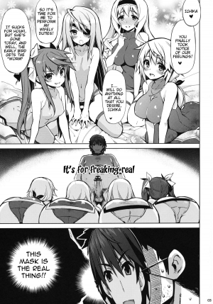 (SC61) [CHIBIKKO KINGDOM (Kekocha)] ONE night SUMMER (Infinite Stratos) [English] {Tigoris Translates} - Page 3