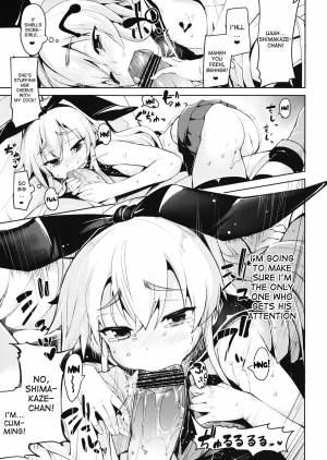 (C84) [Mochi-ya (Karochii)] Koisuru Shimakaze-chan to Hentai Teitoku (Kantai Collection -KanColle-) [English] [desudesu] - Page 11