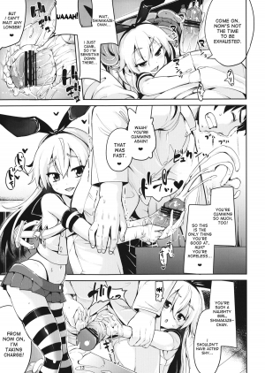 (C84) [Mochi-ya (Karochii)] Koisuru Shimakaze-chan to Hentai Teitoku (Kantai Collection -KanColle-) [English] [desudesu] - Page 13