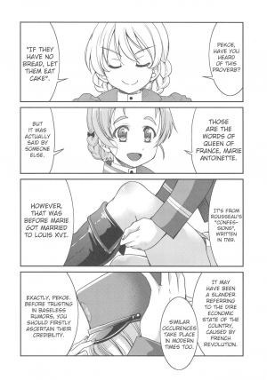 (C93) [Ponyfarm (Inoue Yoshihisa)] Pan ga Nakereba Koucha o Nomeba Ii janai (Girls und Panzer) [English][CrowKarasu] - Page 4
