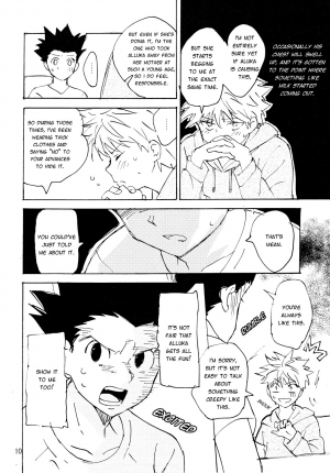 [Watagashi Maker (Tomiko)] Rakunoufuufu (Hunter x Hunter) [English] [Willeke4439] - Page 10