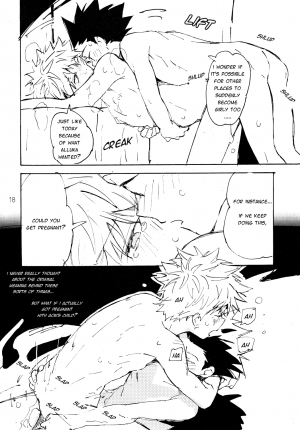 [Watagashi Maker (Tomiko)] Rakunoufuufu (Hunter x Hunter) [English] [Willeke4439] - Page 18