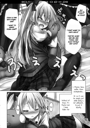 (C85) [Botugo (RYO)] Mousou sei Ginpatsu Kuma Girl | Delusion-sexual Silver Haired Kuma Girl [English] [一心童貞] - Page 7