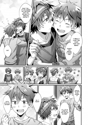 (MIRACLEFESTIV@L!!12) [Rofu Pukaj (Nesou)] Zenkai! Toshishita Kareshi-Ryoku | Full Power! A Younger Boyfriend's Capability (THE IDOLM@STER SideM) [English] [Anzu] - Page 7