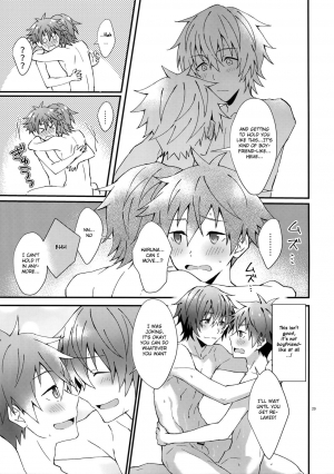 (MIRACLEFESTIV@L!!12) [Rofu Pukaj (Nesou)] Zenkai! Toshishita Kareshi-Ryoku | Full Power! A Younger Boyfriend's Capability (THE IDOLM@STER SideM) [English] [Anzu] - Page 29