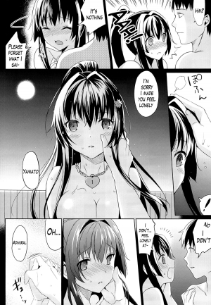 (C85) [abgrund (Saikawa Yusa)] Yamato wa Anata to Koi shitai 2 | Yamato Wants to Love You, Admiral 2 (Kantai Collection -KanColle-) [English] [The Lusty Lady Project] - Page 22