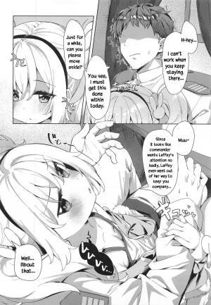 (C95) [Yume no Manimani (Tofu)] Laffey to Shikikan Shitsu de Icha Love H | Laffey and Commander Flirt and Have Sex In Their Room (Azur Lane) [English] [Zugen] - Page 4