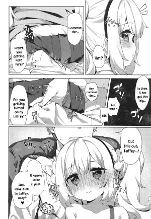 (C95) [Yume no Manimani (Tofu)] Laffey to Shikikan Shitsu de Icha Love H | Laffey and Commander Flirt and Have Sex In Their Room (Azur Lane) [English] [Zugen] - Page 6