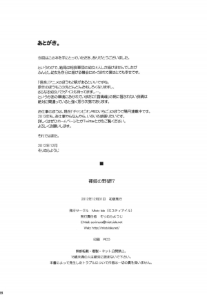 (C83) [Misty Isle (Sorimura Youji)] Fundoshi Hime no Yabou!? (Oda Nobuna no Yabou) [English] (Tigoris Translates) - Page 29