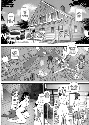  (C86) [Behind Moon (Q)] DR:II Ep.4 ~Natsu Gasshuku~ | DR:II Ep.4 Summer Camp [English] [SaHa]  - Page 14