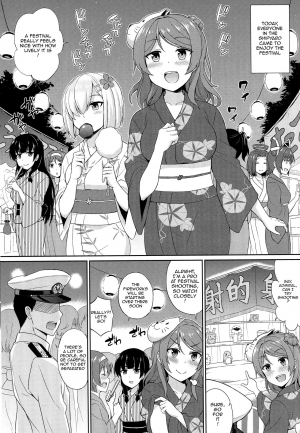 (C89) [Kaki no Tane (Summer)] Yukata no Futari, Docchi o Erabu? (Kantai Collection -KanColle-) [English] {doujin-moe.us} - Page 3