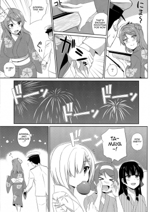 (C89) [Kaki no Tane (Summer)] Yukata no Futari, Docchi o Erabu? (Kantai Collection -KanColle-) [English] {doujin-moe.us} - Page 5