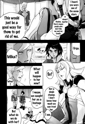 [Binbou Yusuri Express (Mochimako)] Carta-chan wa Uchuu Nezumi nanka ni Zettai ni Makenai!! (Mobile Suit Gundam Tekketsu no Orphans) [English] {doujins.com} - Page 4