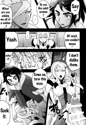 [Binbou Yusuri Express (Mochimako)] Carta-chan wa Uchuu Nezumi nanka ni Zettai ni Makenai!! (Mobile Suit Gundam Tekketsu no Orphans) [English] {doujins.com} - Page 5