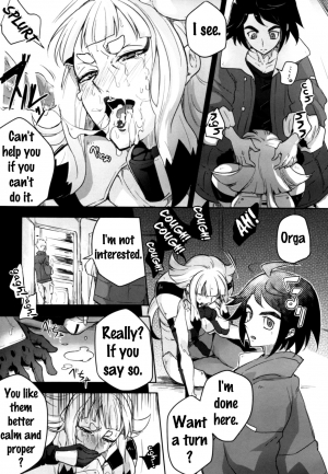 [Binbou Yusuri Express (Mochimako)] Carta-chan wa Uchuu Nezumi nanka ni Zettai ni Makenai!! (Mobile Suit Gundam Tekketsu no Orphans) [English] {doujins.com} - Page 9