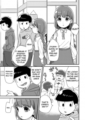 [Unahara Una] Juushimatsu to Kanojo no Hajimete no Hanashi (Osomatsu-san) [English] [Metalero's TLs] - Page 7