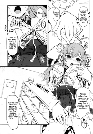 (C87) [DANGOYA (Shiratama Dango)] Watashi no Teitoku (Kantai Collection -KanColle-) [English] [Rapid Switch Extra] - Page 9