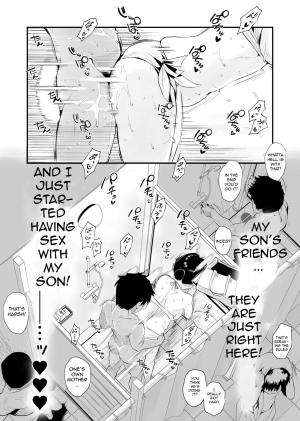  [Haitoku Sensei] Ano! Okaa-san no Shousai ~Shimin Pool Hen~|Oh! Mother's Particulars ~Public Swimming Pool~[English][Amoskandy]  - Page 38