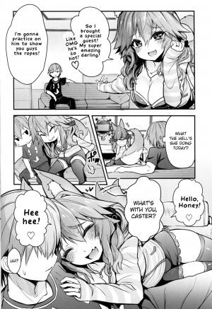 (C94) [Yamitsuki Honpo (Wise Speak)] Servant MikoTuber Tamamo-chan (Fate/Extra) [English] - Page 4