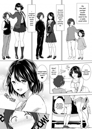 [Honey lounge (Hachimitsu)] Choushin Itoko to Ecchii Koto Shiyo | I Want to Do Sexy Things with My Tall Younger Cousin [English] [JasmineTea] - Page 5