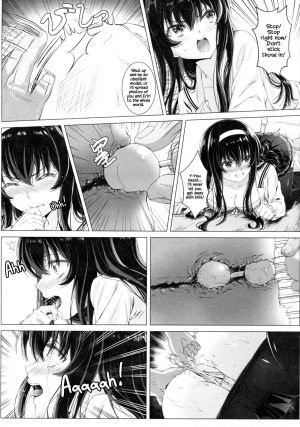 [Ao no Sunadokei (HanaRu)] Kasumi Utako no Sex Koukyoushi (Saenai Heroine no Sodatekata) [English] {Hennojin} - Page 12
