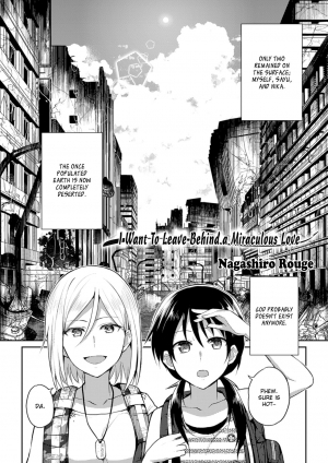 [Nagashiro Rouge] Kiseki no Suki o Nokoshitai | I Want To Leave Behind a Miraculous Love (2D Comic Magazine Yuri Ninshin Vol. 3) [English] [/u/ Scanlations] [Digital] - Page 3