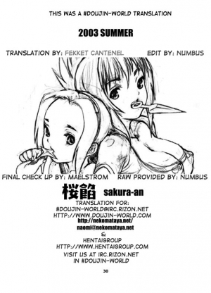 (C64) [NEKOMATAYA (Nekomata Naomi)] SAKURA-AN (Naruto) [English] [D-W] - Page 30