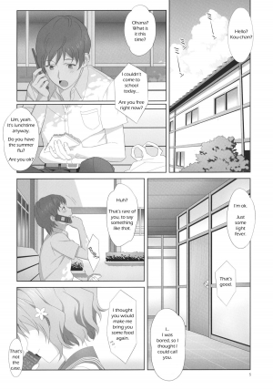 (C80) [Hito no Fundoshi (Yukiyoshi Masumi)] Natsu, Ryokan, Shakkintori. (Hanasaku Iroha) [English] - Page 5
