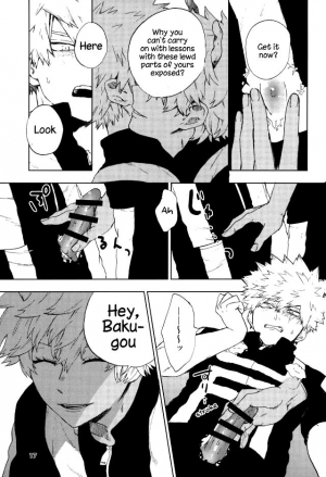 (SPARK12) [Fuzainoyamada (Fuzai Yumoto)] Danshi Kinsei | Boys Prohibited (Boku no Hero Academia) [English] {shousanki} - Page 15